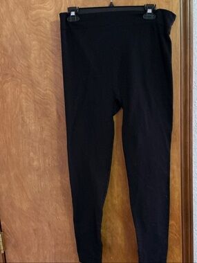 Black Women's Stretch Leggings - Classic High-Rise